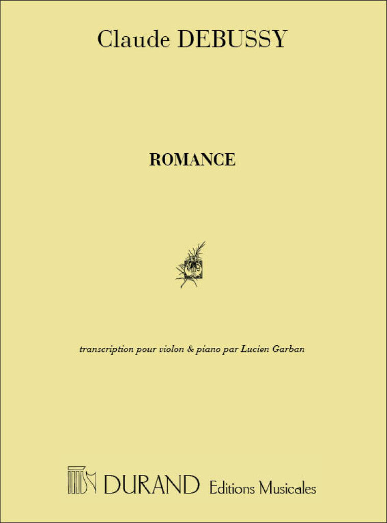 Debussy Romance for Violin and Piano