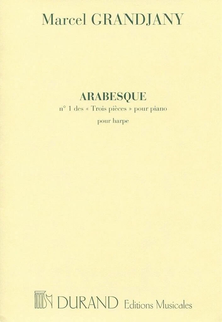 Grandjany Arabesque for Harp