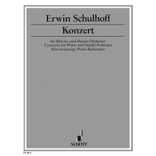 Schulhoff Piano Concerto (Two-Piano Reduction)