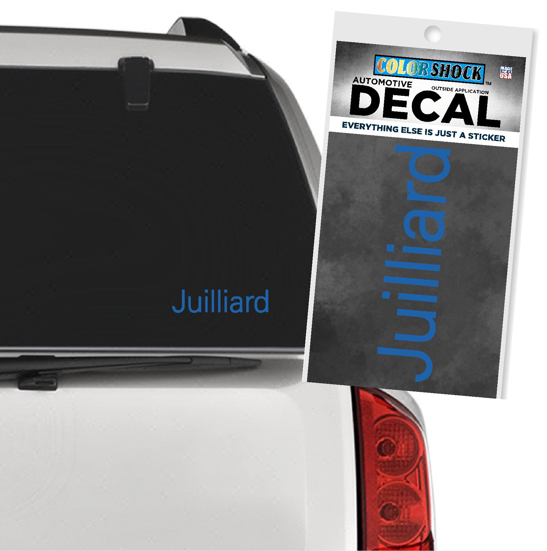 Decal: Juilliard Shockwave Logo Sticker (for car/case, etc)