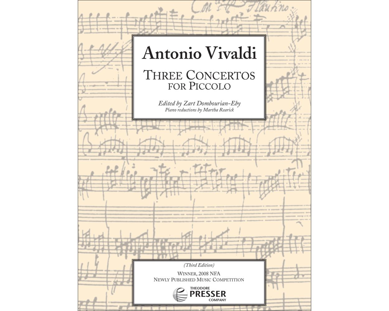 Vivaldi Three Concertos for Piccolo