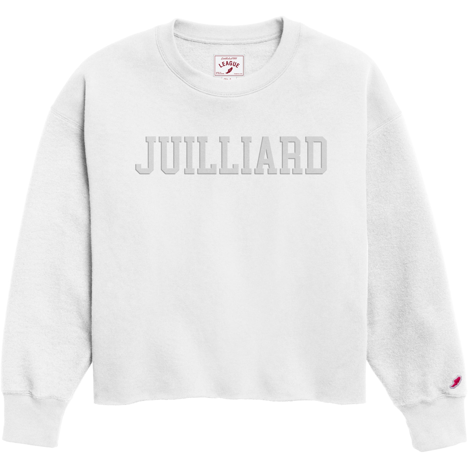 Sweatshirt: Juilliard Reverse Fleece Oversized Midi Embossed