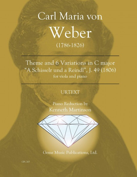 Weber Theme and Variations in C major, J. 49 "A Schisserl und a Reindl"