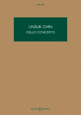 Chin: Cello Concerto No.1 Study Score