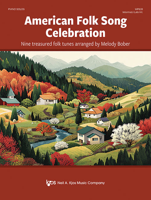 Cover of American Folk Song Celebration arranged by Melody Bober, Kjos WP639