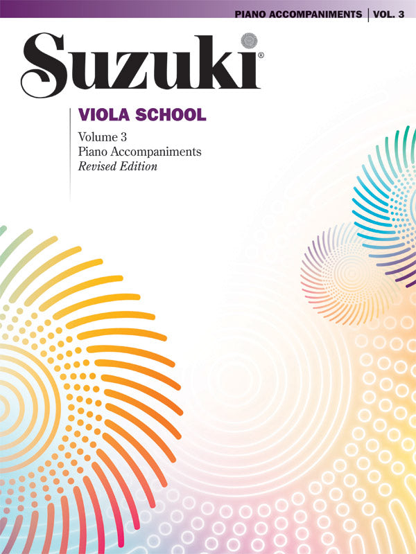 Suzuki Viola School, Volume 3 Piano Accompaniment
