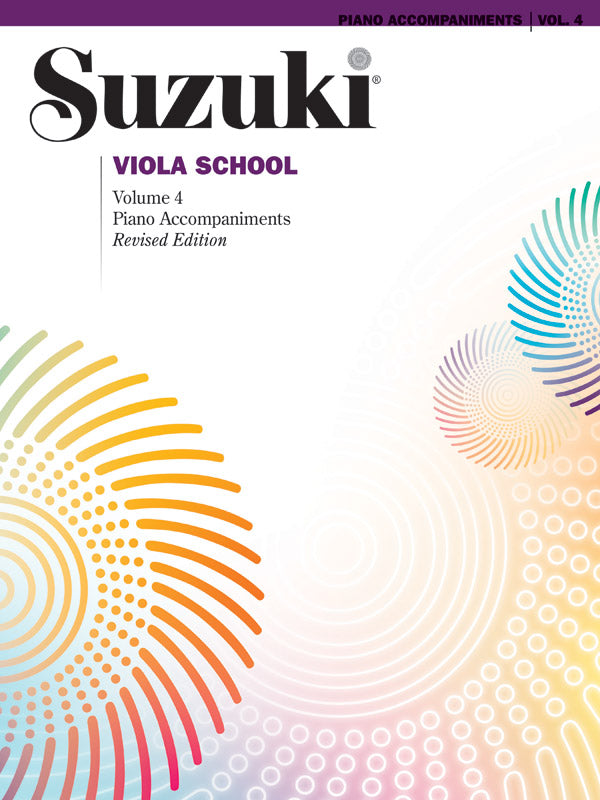Suzuki Viola School, Volume 4 Piano Accompaniment