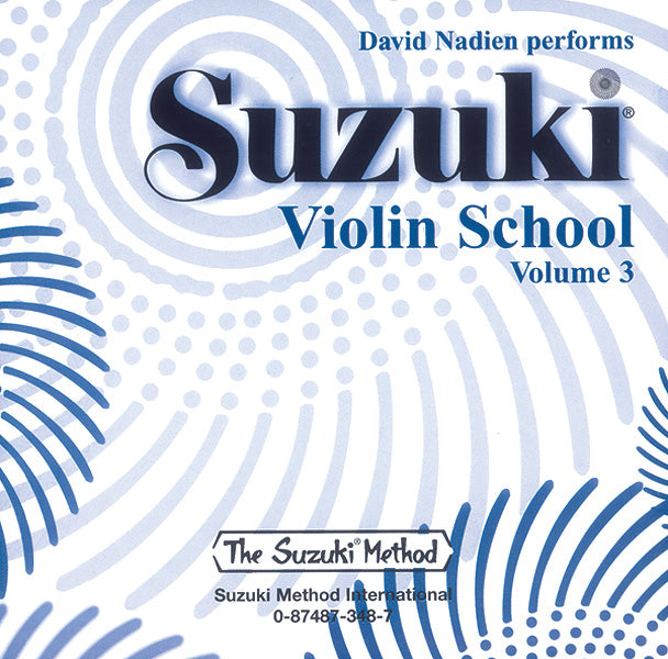 Suzuki Violin School, Volume 3 (CD only - Nadien)