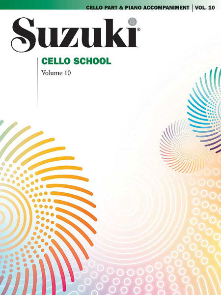 Suzuki Cello School, Volume 10 Piano Accompaniment