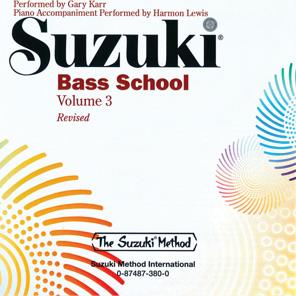 Suzuki Bass School, Volume 3 CD