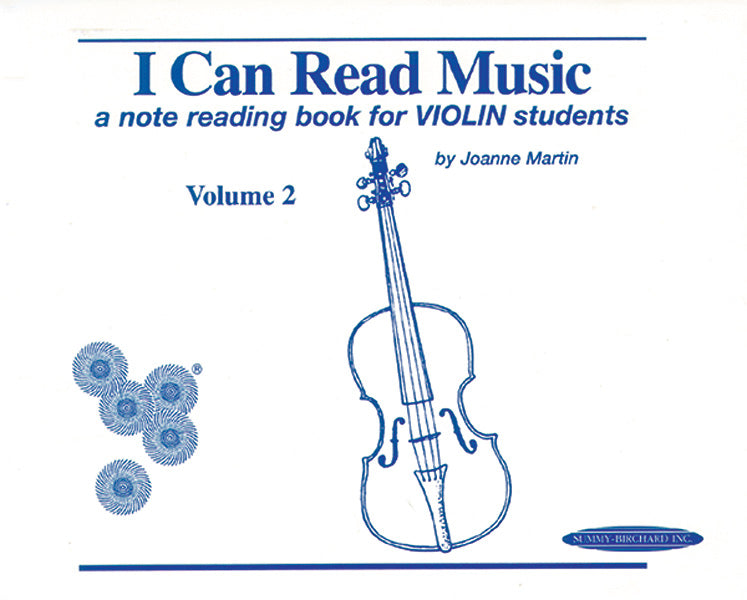 I Can Read Music for Violin -  Volume 2