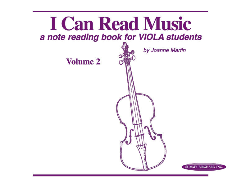 I Can Read Music for Viola - Volume 2