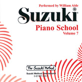 Suzuki Piano School Volume 7 CD