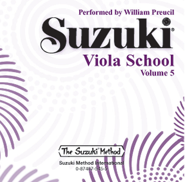 Suzuki Viola School, Volume 5 CD