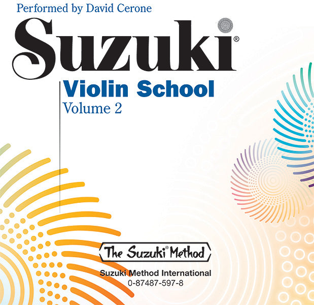 Suzuki Violin School, Volume 2 (CD only - Cerone)