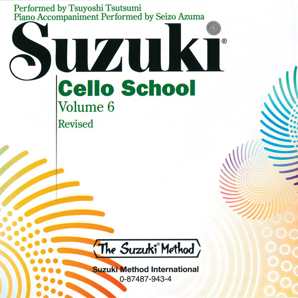 Suzuki Cello School, Volume 6 CD