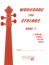 Workbook for Strings, Book 1 Violin Book