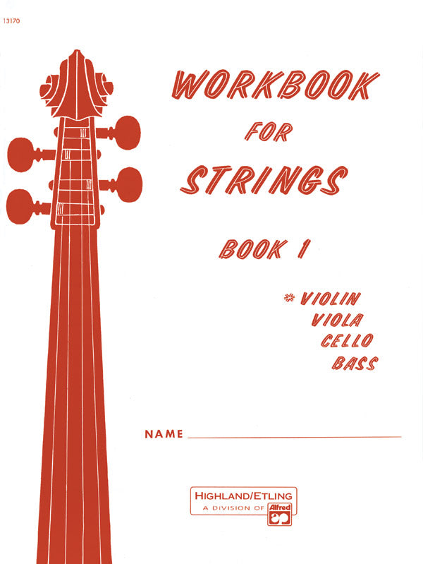 Workbook for Strings, Book 1 Violin Book