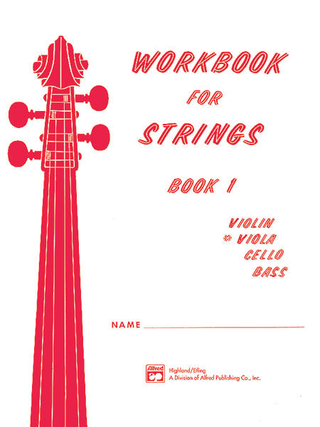 Workbook for Strings, Book 1
