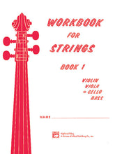 Workbook for Strings, Book 1 Cello Book