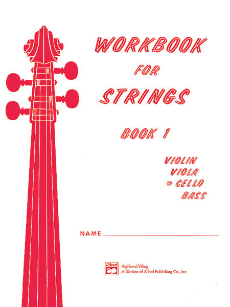 Workbook for Strings, Book 1 Cello Book