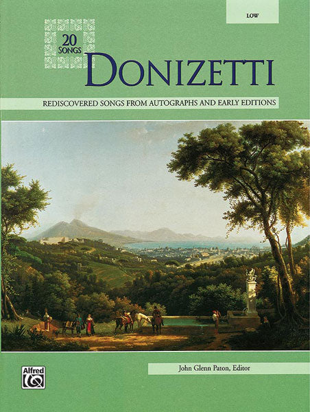 Donizetti 20 Songs Low Voice