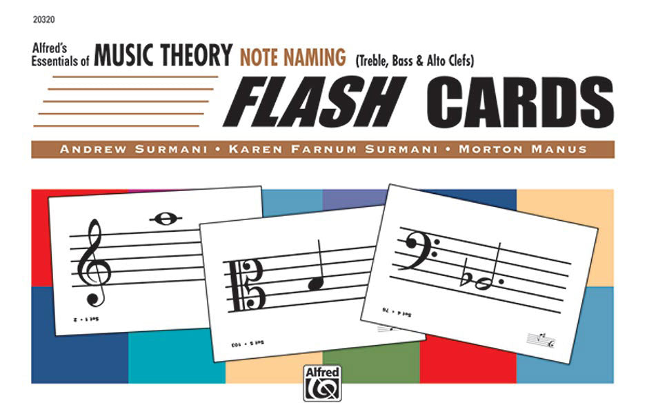 Alfred's Essentials of Music Theory: Flash Cards -- Note Naming