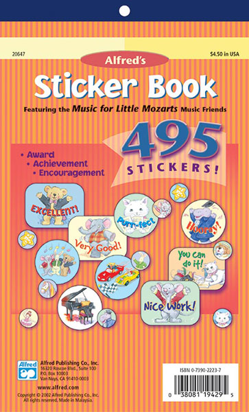Stickers: Music for Little Mozarts: Sticker Book