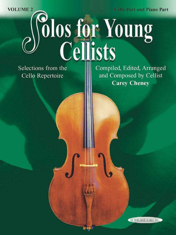 Solos for Young Cellists Cello Part and Piano Accompaniment, Volume 2