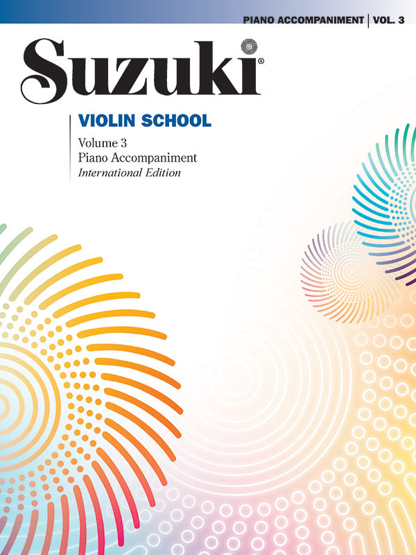 Suzuki Violin School, Volume 3 Piano Accompaniment