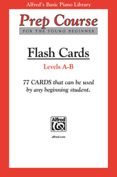 Alfred's Basic Piano Prep Course: Flash Cards, Levels A & B