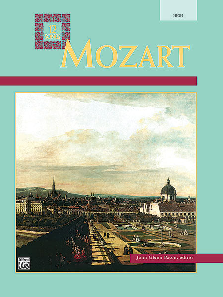Mozart -- 12 Songs High Voice Book