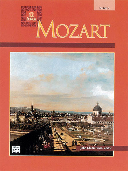 Mozart 12 Songs Medium Voice Book