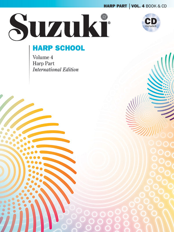 Suzuki Harp School Harp Part & CD, Volume 4
