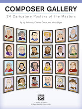 Composer Gallery: 24 favorite composers as delightful caricatures