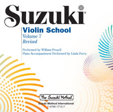 Suzuki Violin School, Volume 7 (CD only -Preucil)