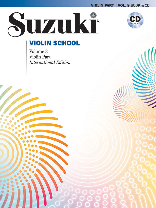 Suzuki Violin School, Volume 8 (Book & CD)