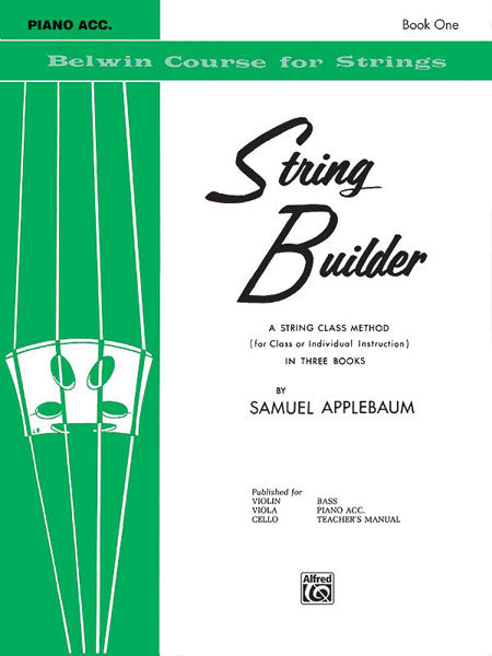 String Builder, Book One for Piano Accompaniment