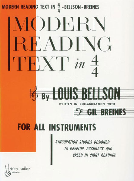 Bellson Modern Reading Text in 4/4