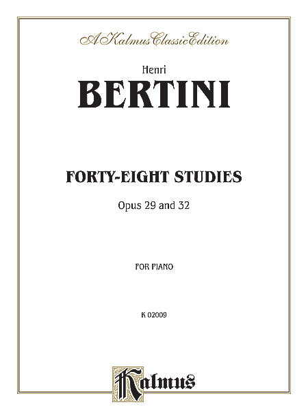 Bertini Forty-eight Studies, Opus 29 & 32