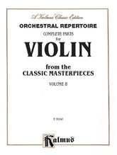 Orchestral Repertoire: Complete Parts for Violin from the Classic Masterpieces, Volume II CLEARANCE SHEET MUSIC / FINAL SALE