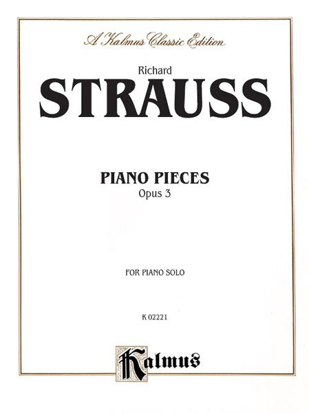 Strauss Piano Pieces, Opus 3