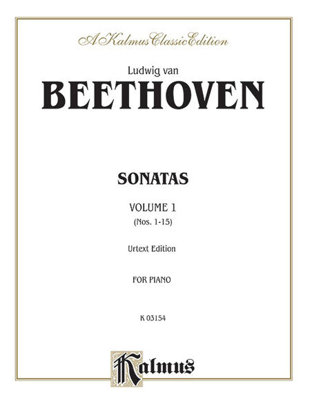 Beethoven Piano Sonatas (Urtext), Volume I