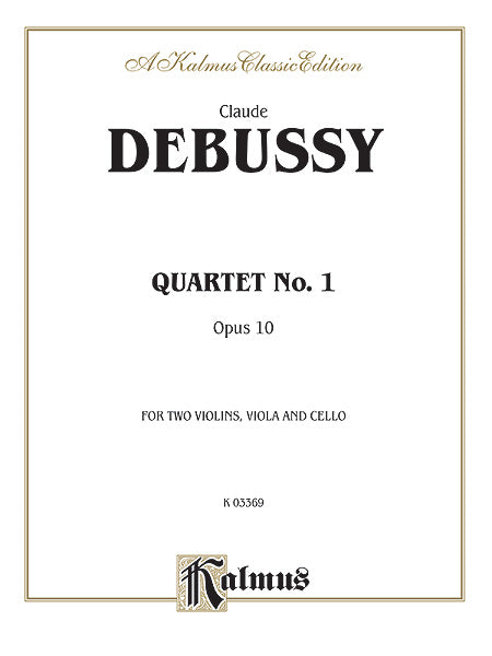 Debussy String Quartet Opus 10