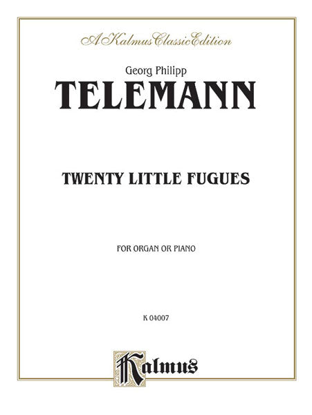 Telemann Twenty Little Fugues