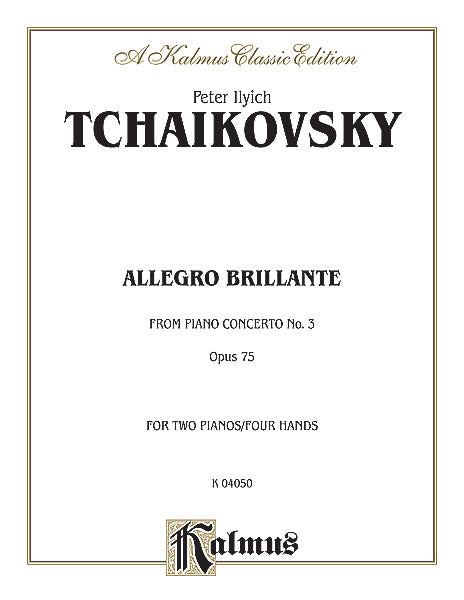 Piano Concerto No. 3, Opus 75, (1st movement: Allegro Brillante)