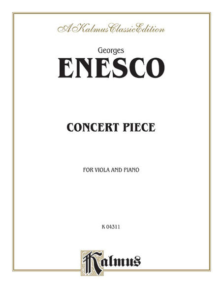 Enesco Concert Piece for Viola and Piano