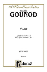 Gounod Faust Vocal Score