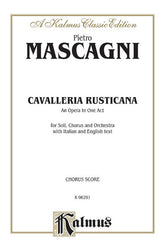 Mascagni Cavalleria Rusticana - An Opera in One Act