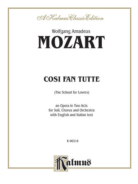 Mozart Cosi Fan Tutte